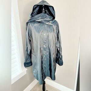 VTG Sackables reversible nylon jacket with scarf hood size small